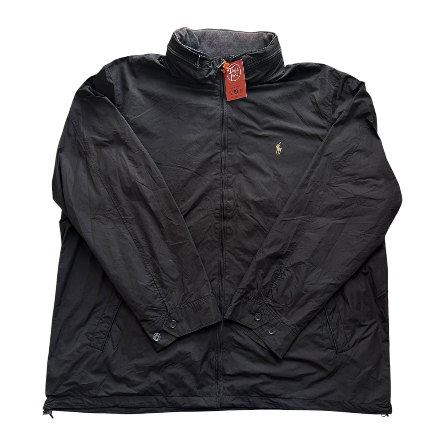 3XL tall Ralph Lauren Black Windbreaker Jacket