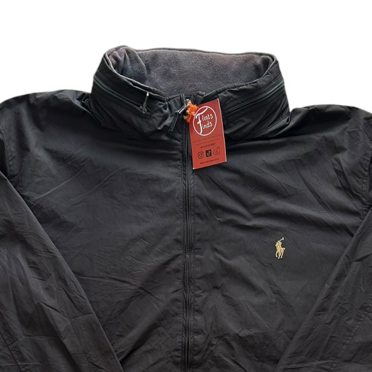 3XL tall Ralph Lauren Black Windbreaker Jacket