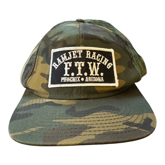 Ramjet Racing Camo Green Cap