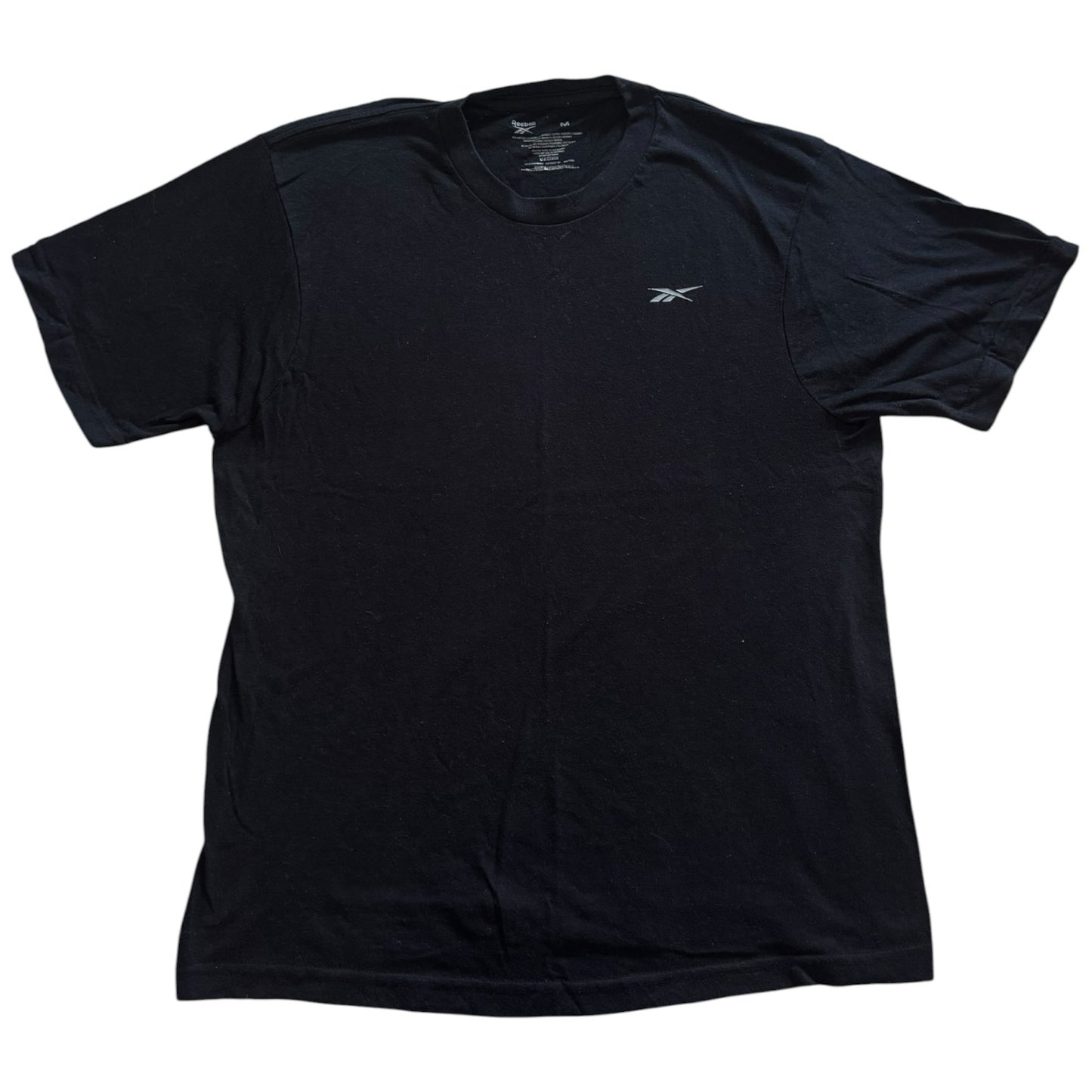 Medium Reebok Black Plain T-Shirt