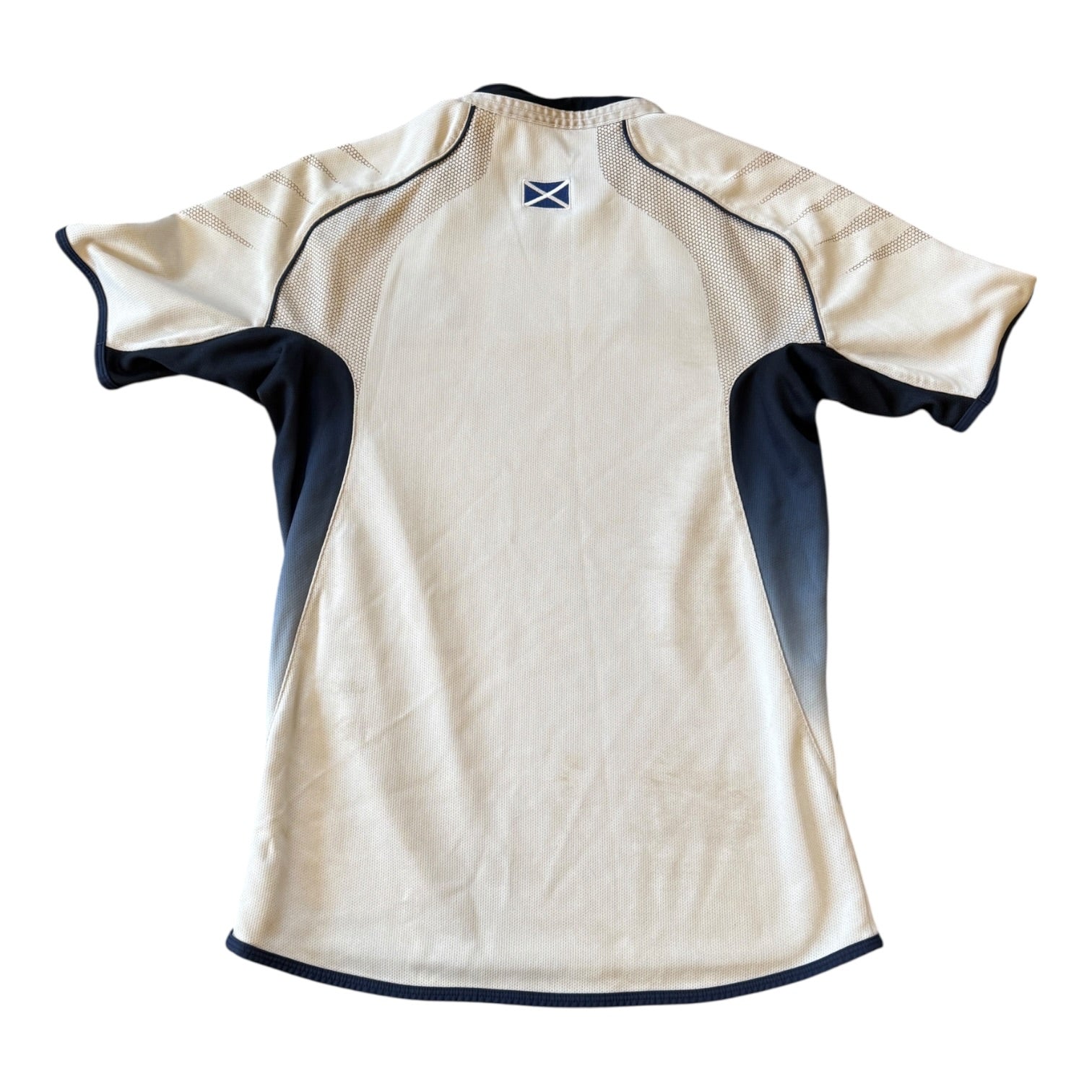 Medium 2009 Canterbury White Scotland Rugby Shirt