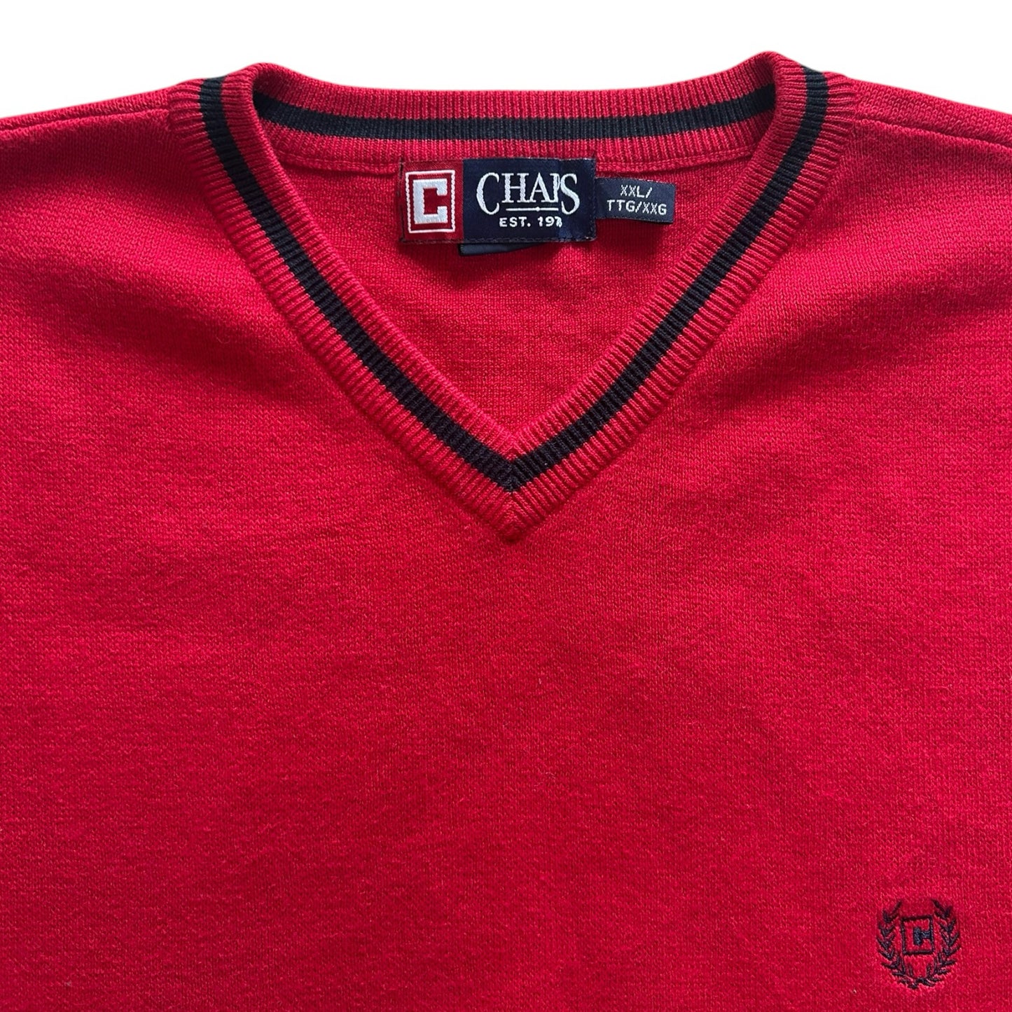 XXL Chaps Red Sweater Vest