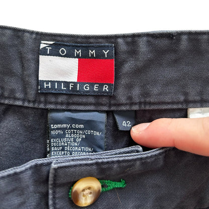 42" Tommy Hilfiger Navy Pleated Chino Shorts