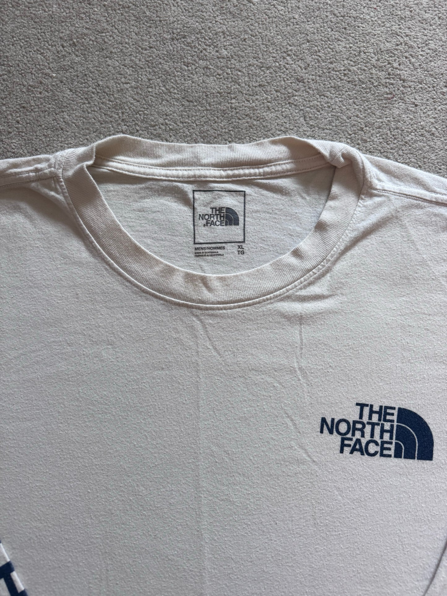 Extra large The North Face White Long Sleeved T-Shirt