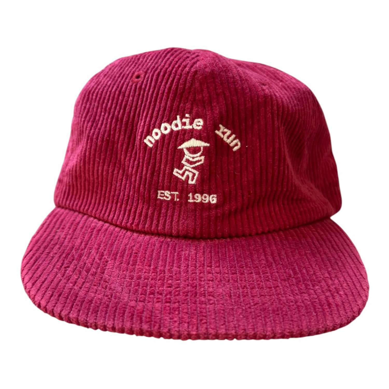 Noodie Run Red Corduroy Cap
