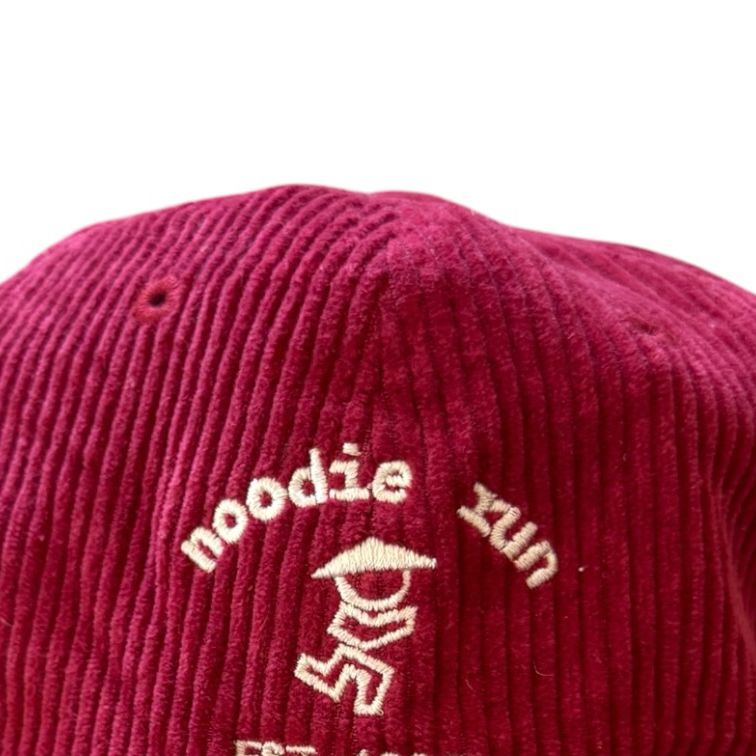 Noodie Run Red Corduroy Cap