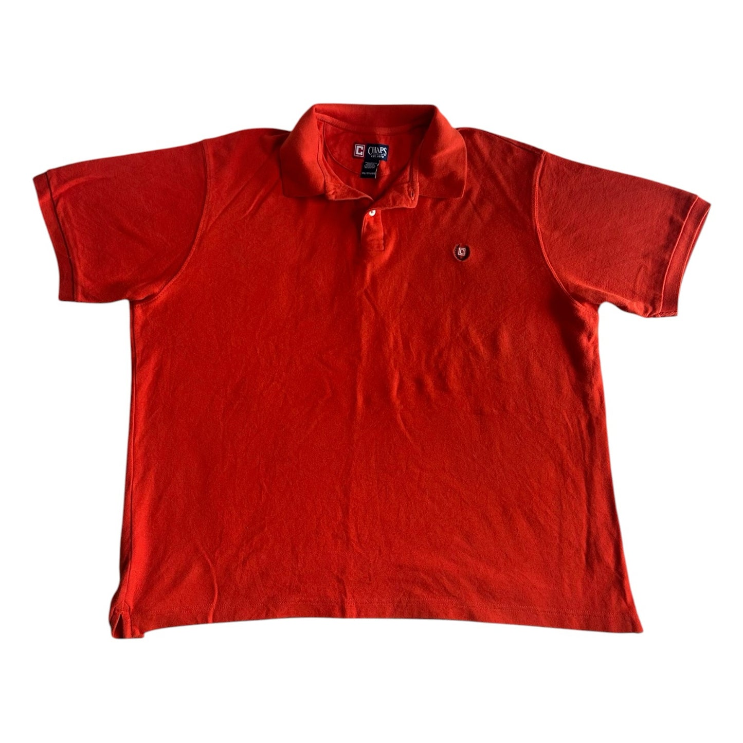 XXL Chaps Orange Polo Shirt