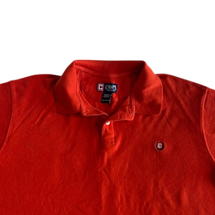 XXL Chaps Orange Polo Shirt