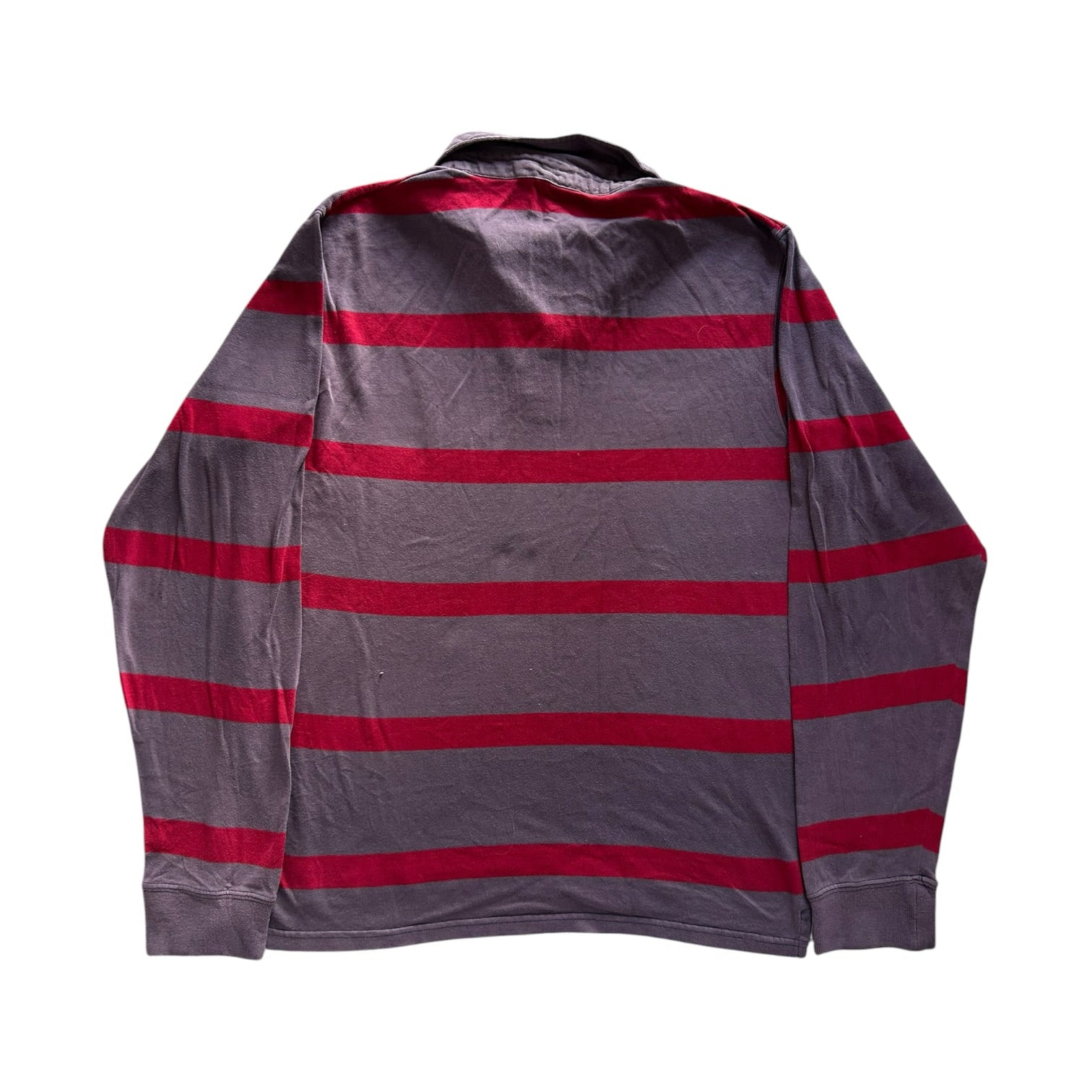 Medium Barred's Red and Faded Purple Rugby Shirt