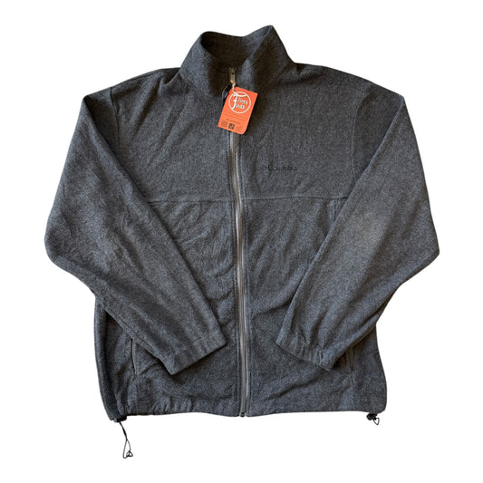 Large Columbia Grey Full Zip Fleece