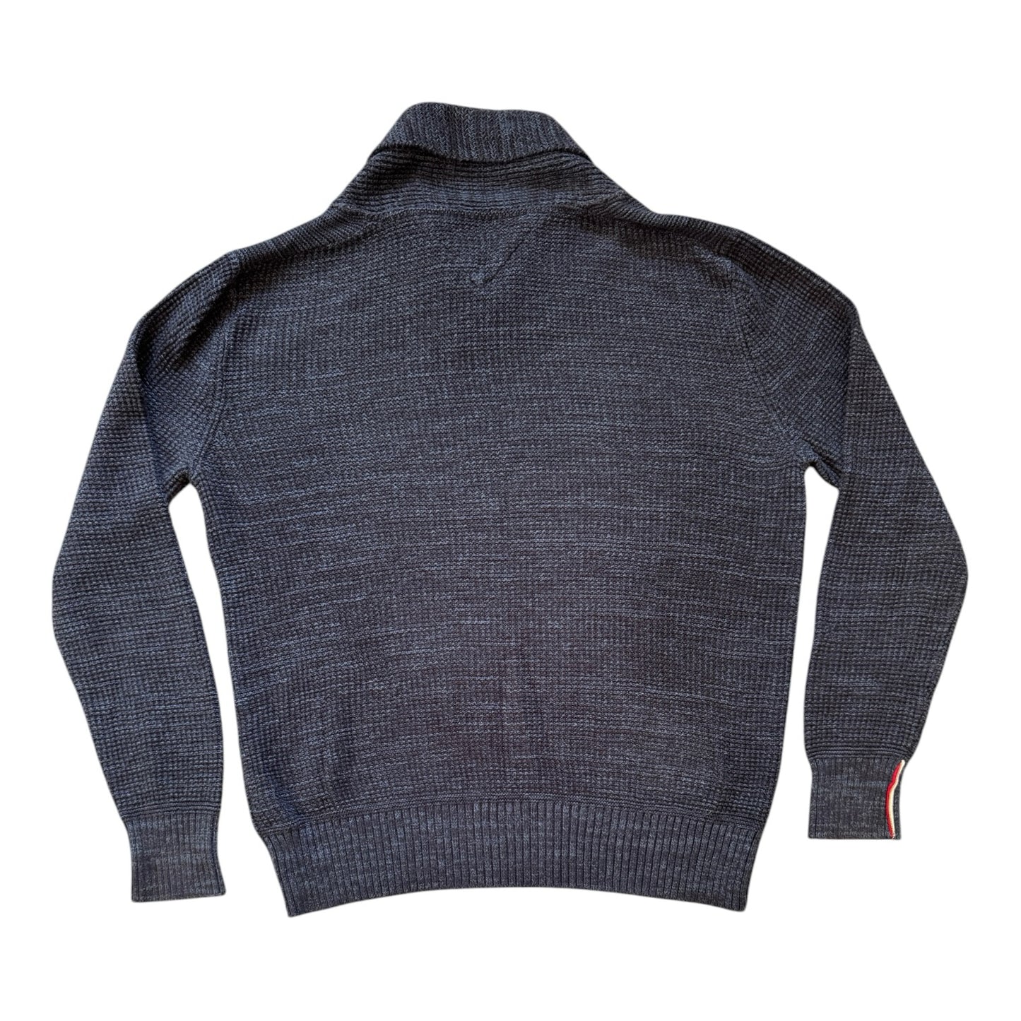 Medium Tommy Hilfiger Blue Knitted Shawl Neck Jumper