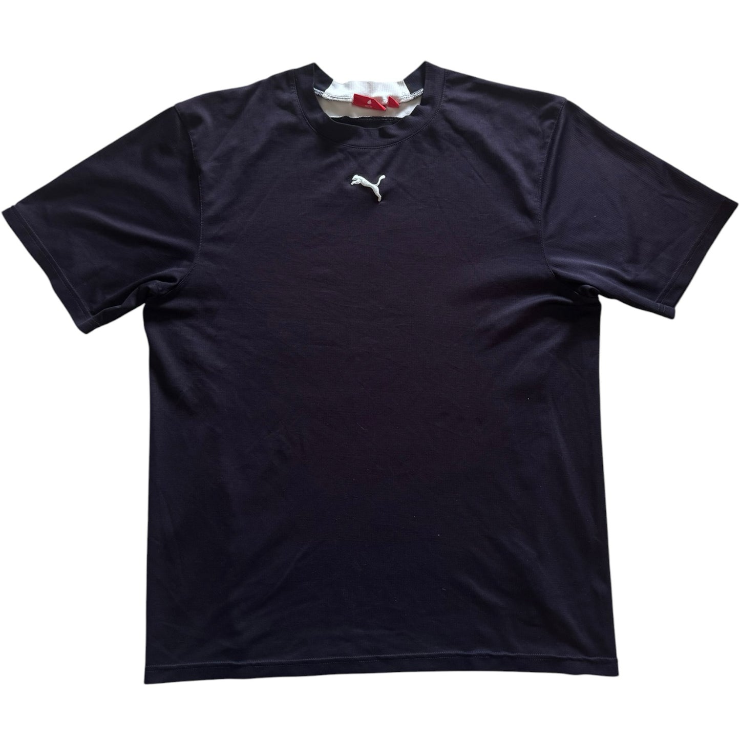 Small Puma Black Purple Tinge Sports T-Shirt