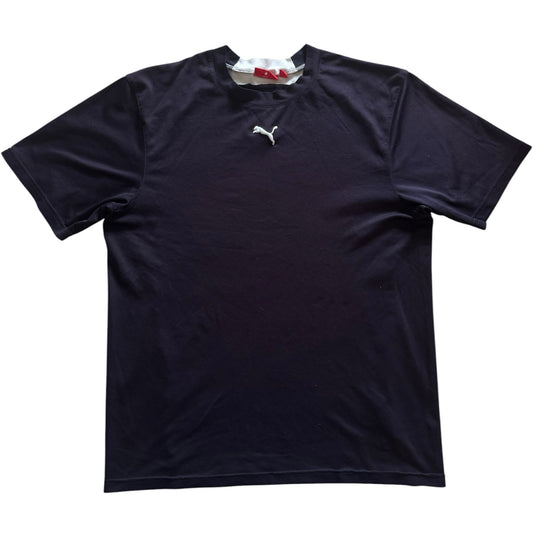 Small Puma Black Purple Tinge Sports T-Shirt