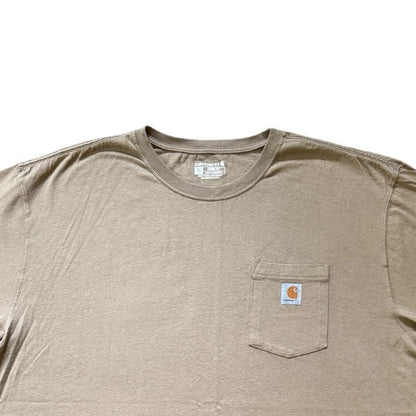 3XL tall Carhartt Beige Pocket T-Shirt