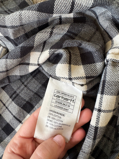 Medium Carhartt Grey Check Baker Shirt