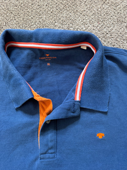 Extra large Tom Tailor Blue Polo Shirt