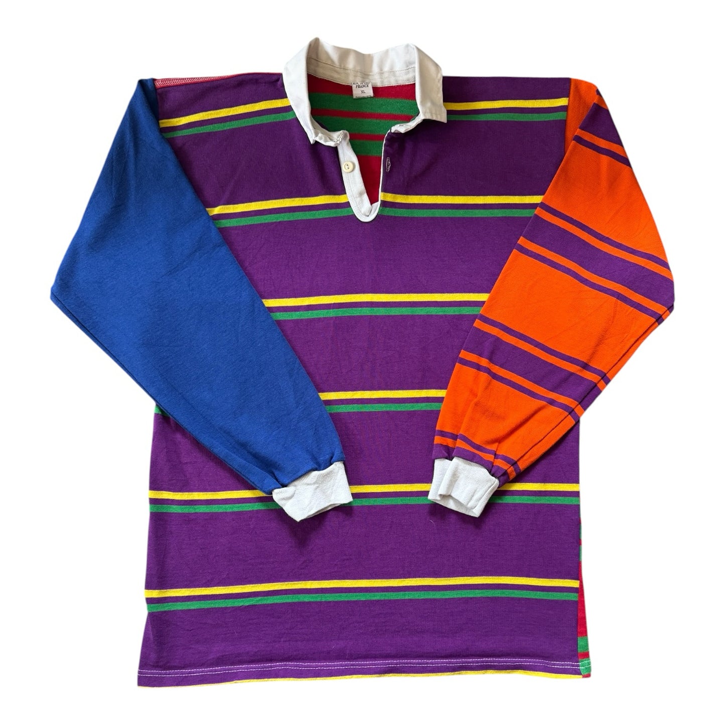 Extra large Roc Sport France Funky Multicoloured Rugby Shirt