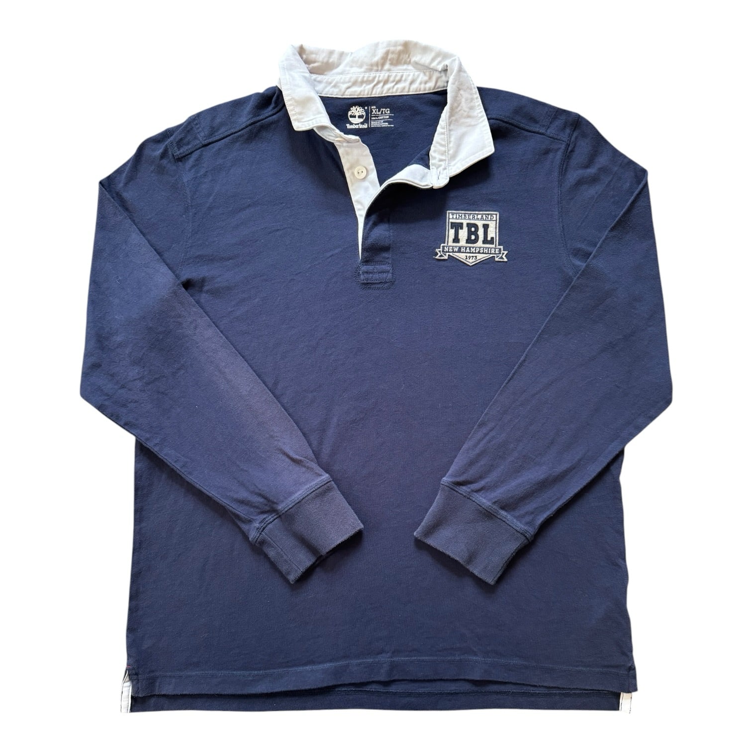 Extra large Timberland Navy Rugby Shirt