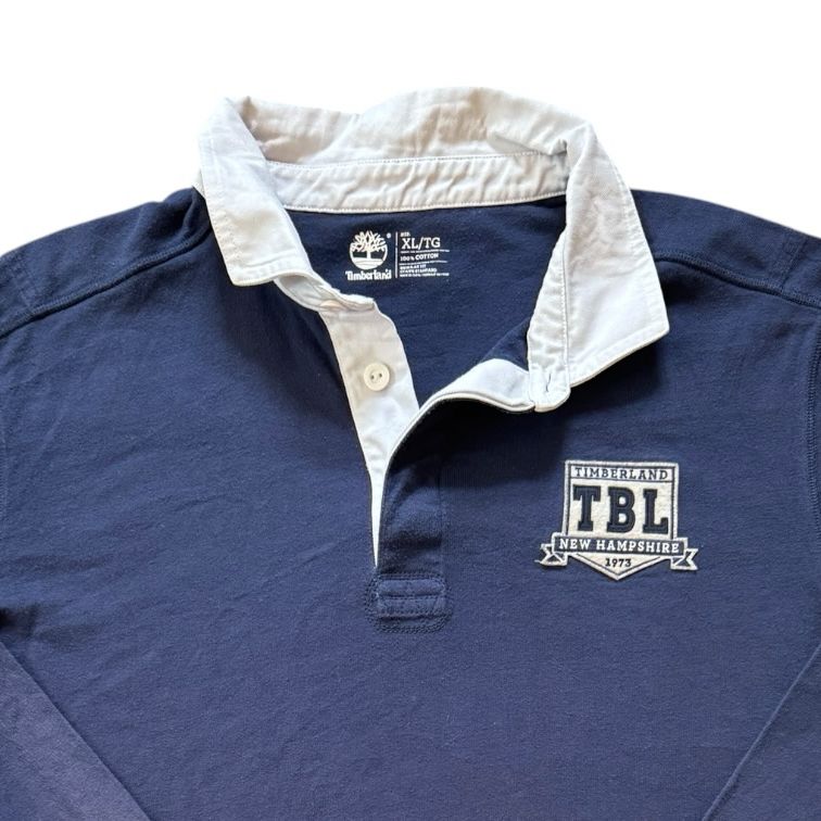 Extra large Timberland Navy Rugby Shirt
