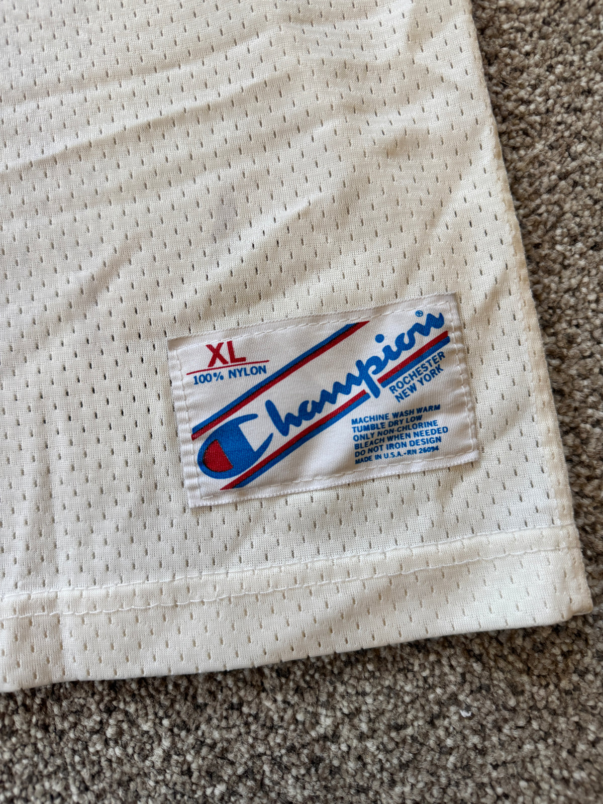 1980s Extra large Champion White Villanova Wildcats NCAA Jersey