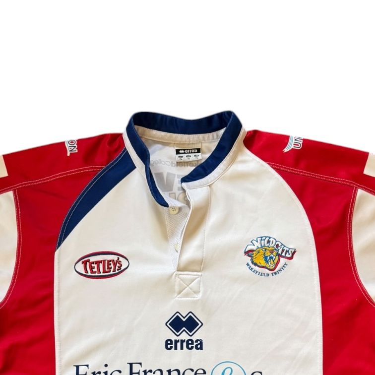 Extra large Wakefield Trinity Wildcats White Rugby Shirt