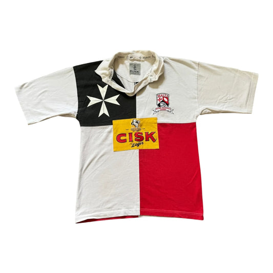 Small Kukri White Malta Rugby Shirt