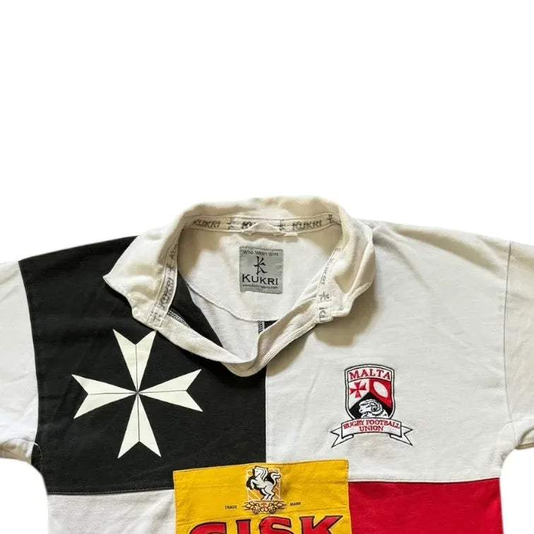 Small Kukri White Malta Rugby Shirt