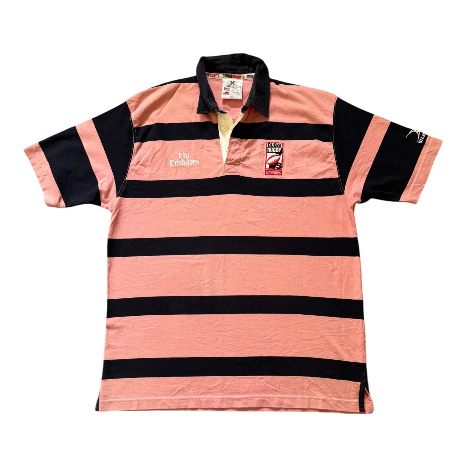 Medium Gilbert Pink Dubai Rugby Shirt