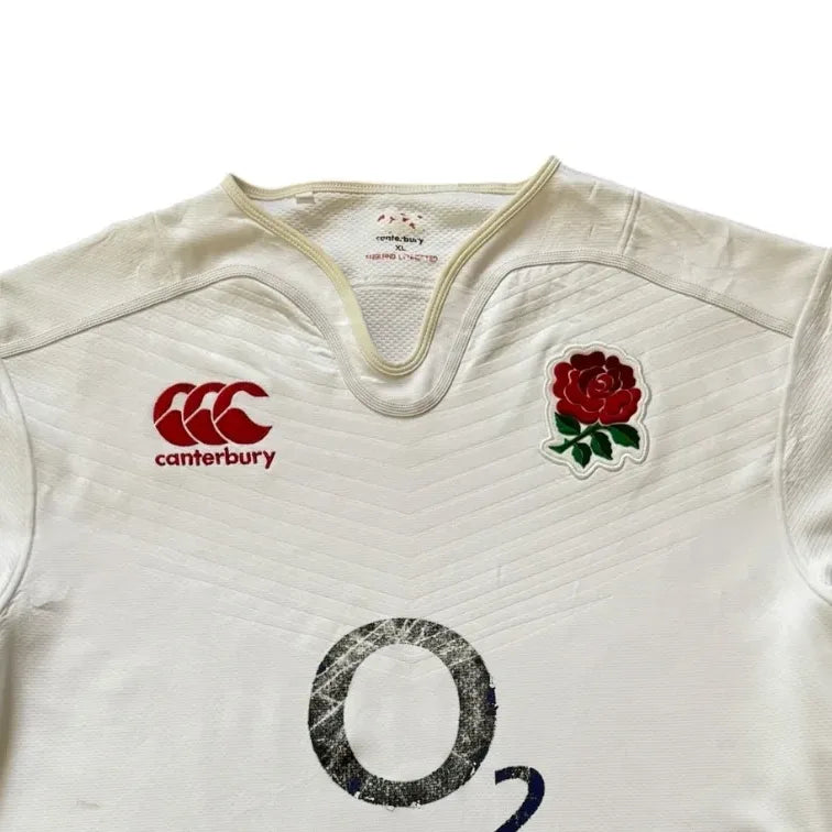 Extra large Canterbury White England Rugby Shirt