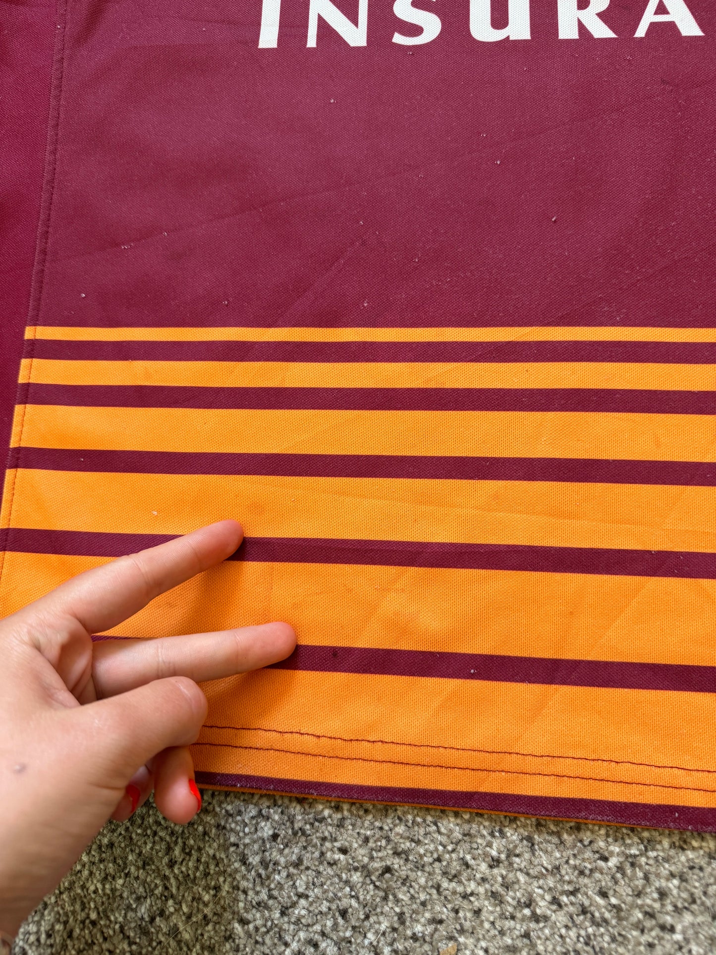 Extra large Nike Brisbane Broncos Red Rugby Shirt