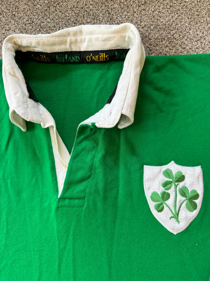 Extra large O'Neills Green Ireland Rugby Shirt