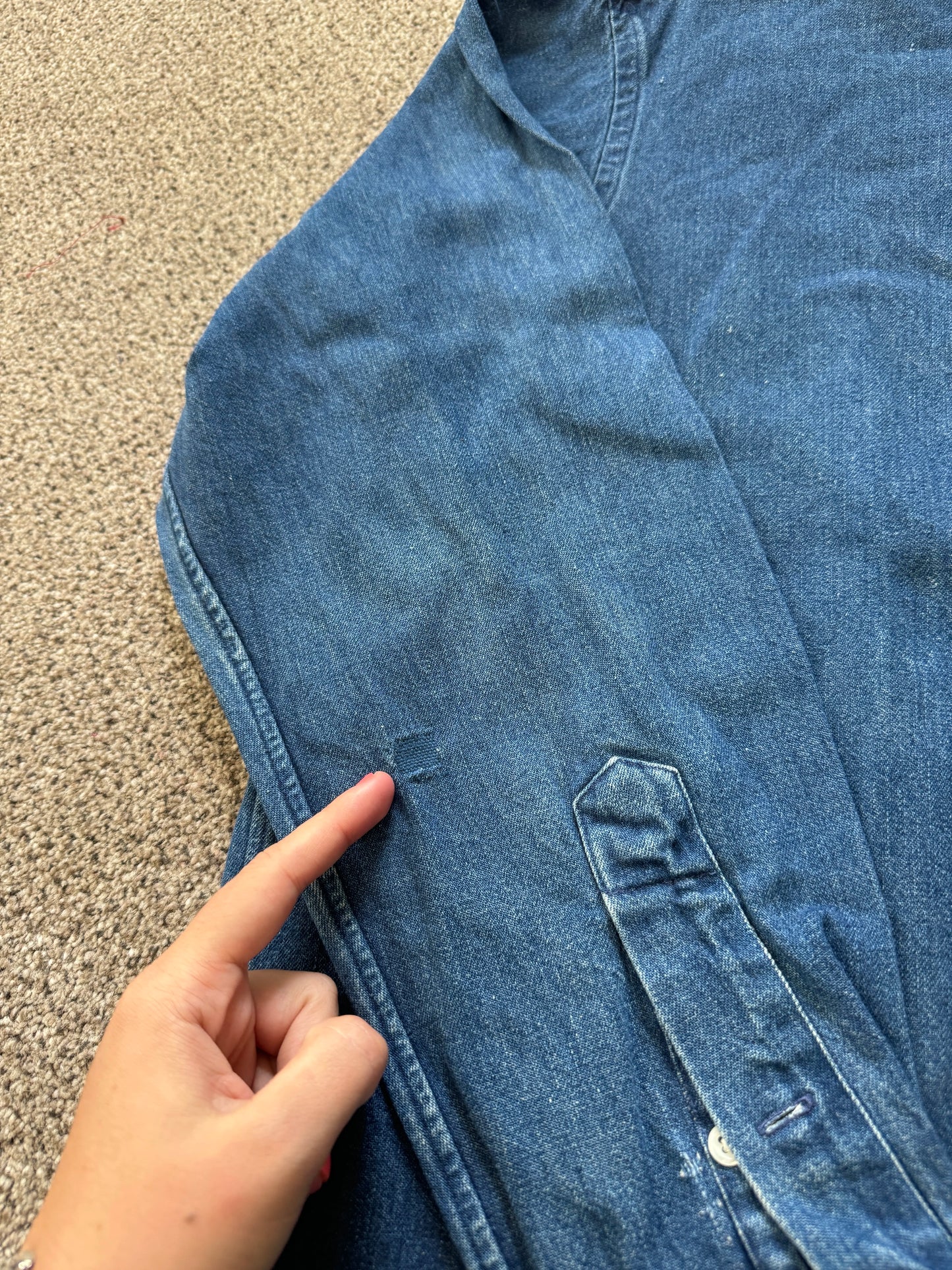 Rare Medium Ralph Lauren Polo Country Denim Shirt