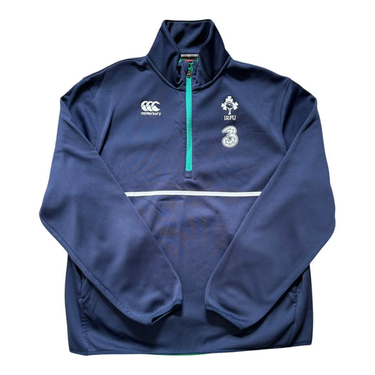 XXL Canterbury Navy Ireland Rugby 1/4 Zip