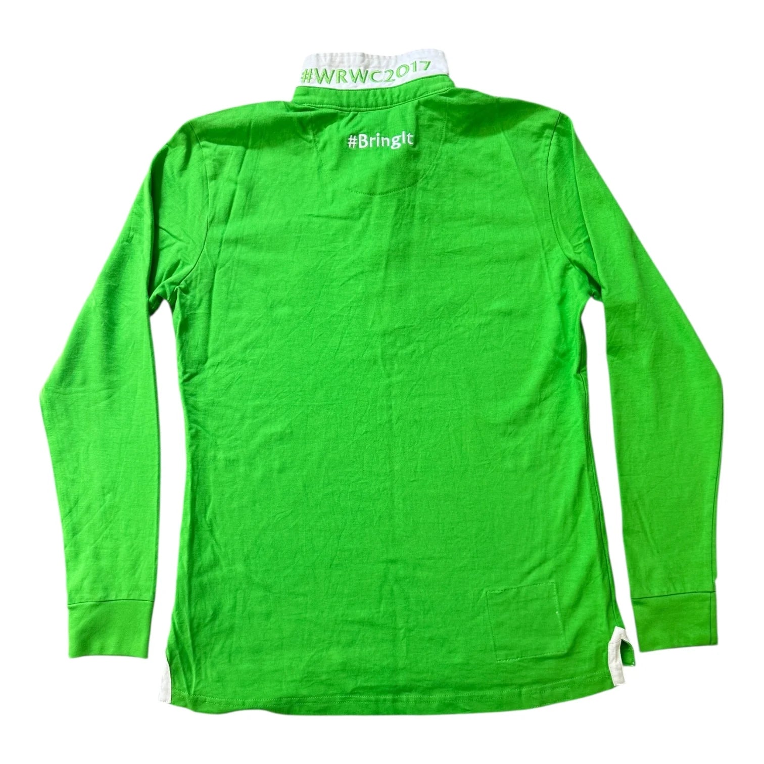 Women's UK12 Rugby World Cup Ireland Green Rugby Shirt