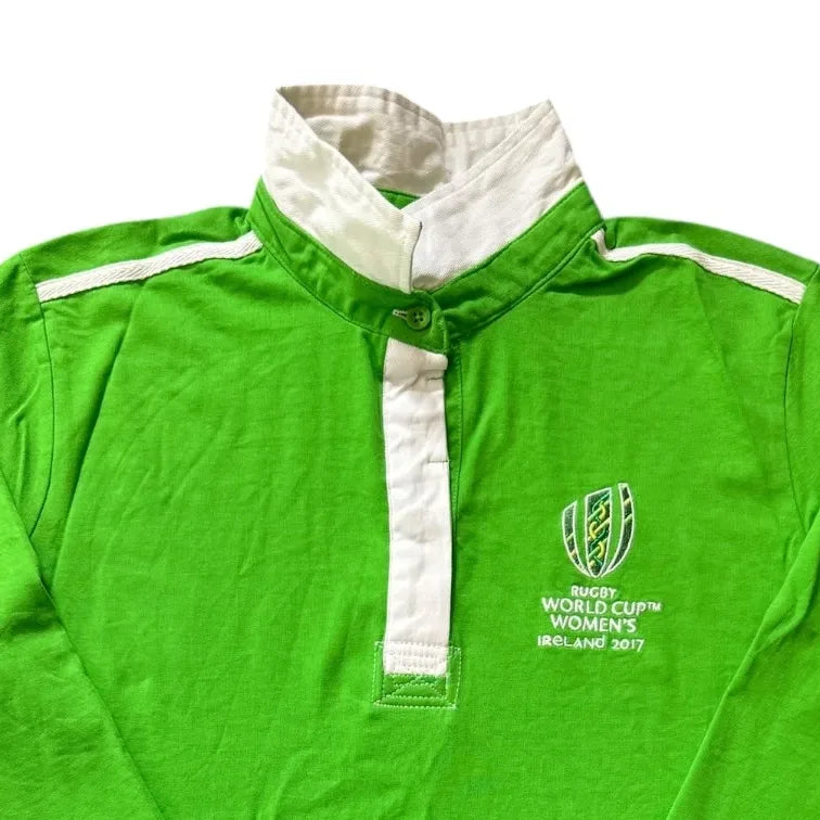 Women's UK12 Rugby World Cup Ireland Green Rugby Shirt