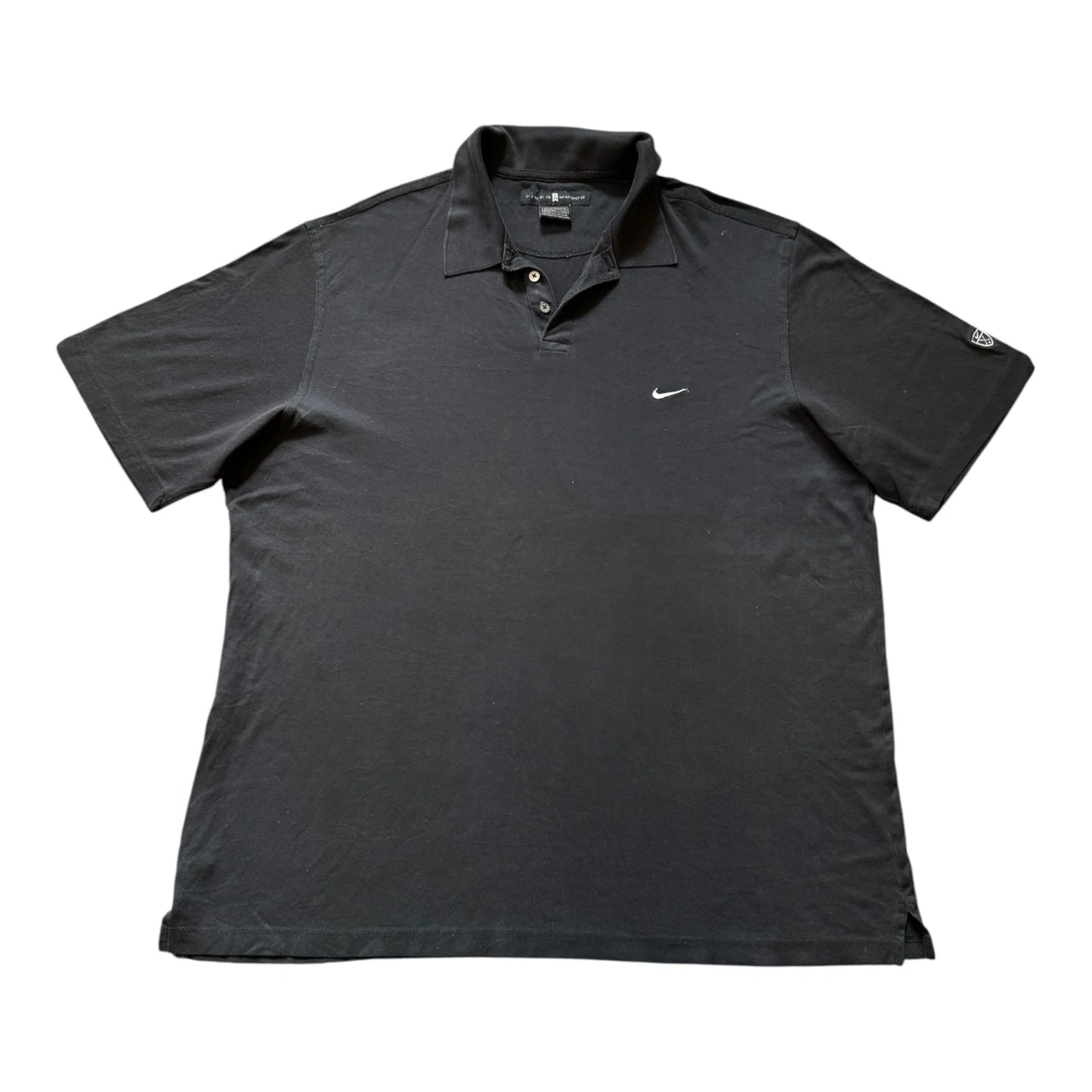 XXL Nike Tiger Woods Black Polo Shirt