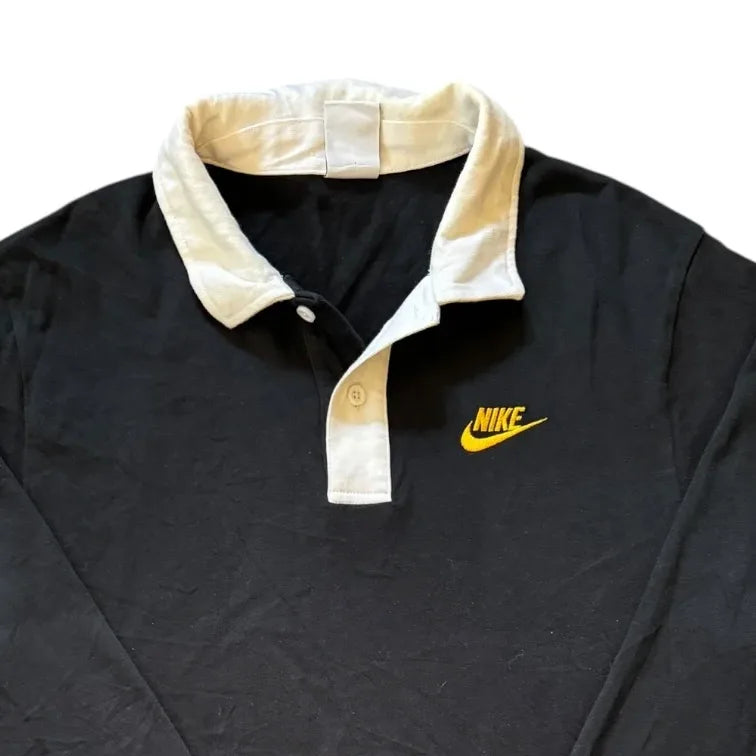 Small Nike Black Rugby Shirt