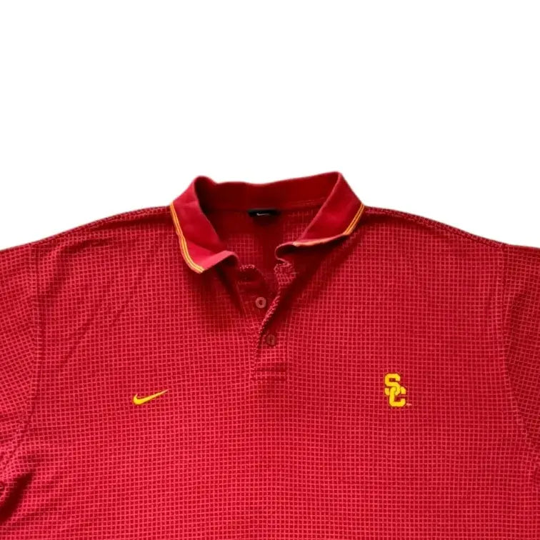Extra large Nike USC Trojans Red Polo Shirt