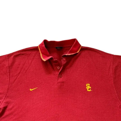 Extra large Nike USC Trojans Red Polo Shirt
