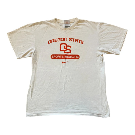 Large Nike Oregon State Off-White T-Shirt