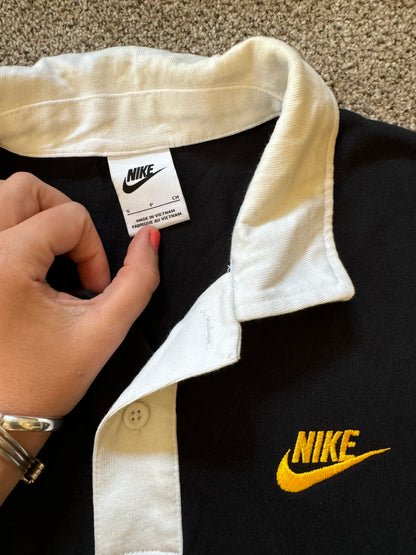 Small Nike Black Rugby Shirt