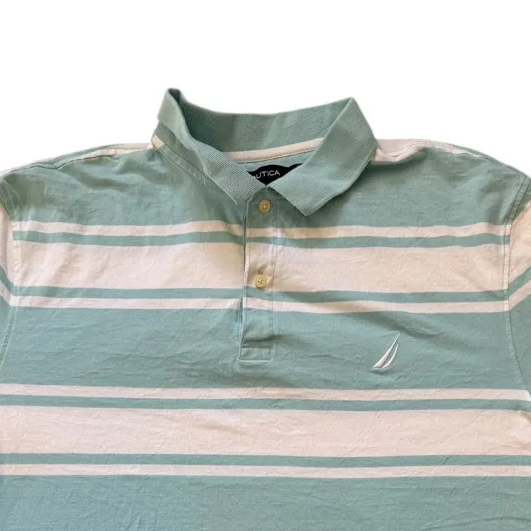 XXL Nautica Blue Polo Shirt