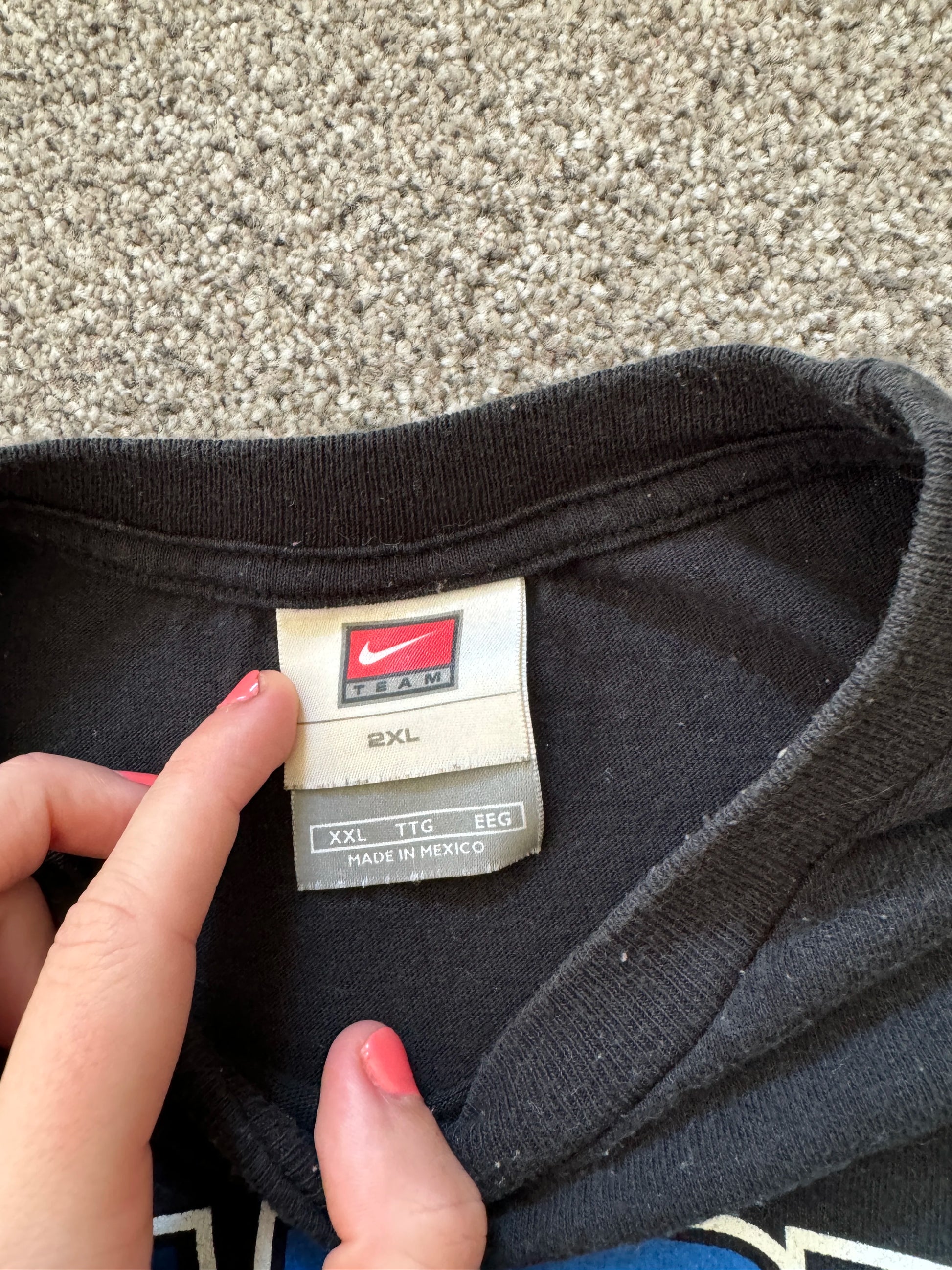 XXL Nike Team Black T-Shirt