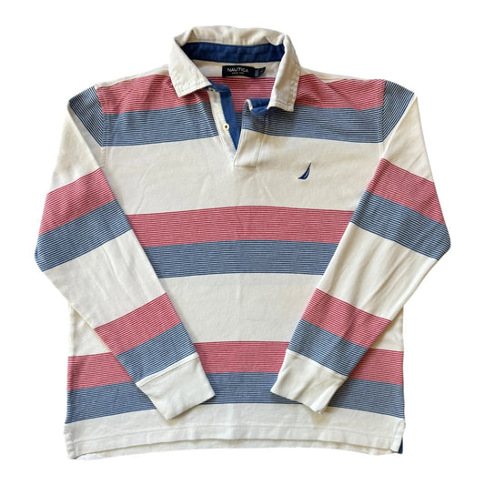 Small Nautica Striped Rugby Shirt