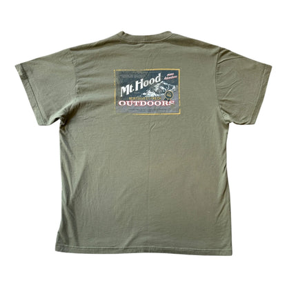 2XLT Columbia Mt. Hood Green Graphic T-Shirt