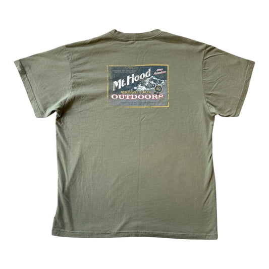 2XLT Columbia Mt. Hood Green Graphic T-Shirt