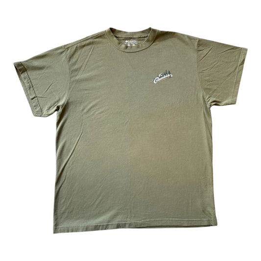 2XLT Columbia Mt. Hood Green Graphic T-Shirt