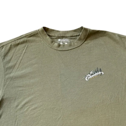 2XLT Columbia Mt. Hood Green Graphic T-Shirt