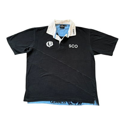 Extra large Guinness Scotland Black Rugby Shirt