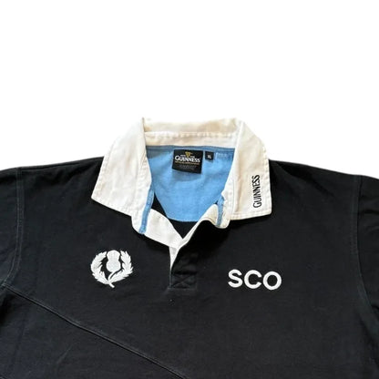 Extra large Guinness Scotland Black Rugby Shirt